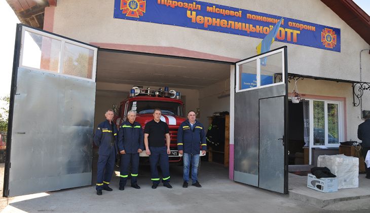 Чернелицька ОТГ має нове пожежне депо